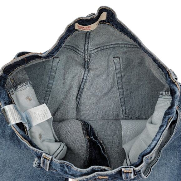 Mens Signature Levi's Relaxed Jeans 32 x 30 Blue Denim Pants Stretch - Picture 10 of 12